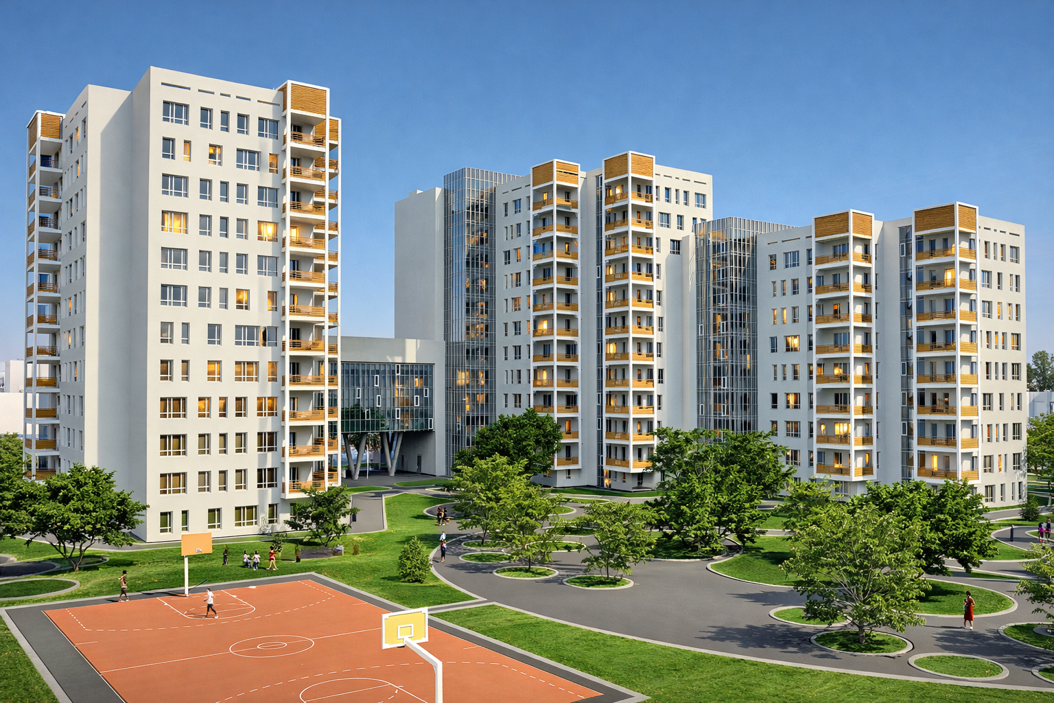 Эскизное предложение микрорайона — изображение 2