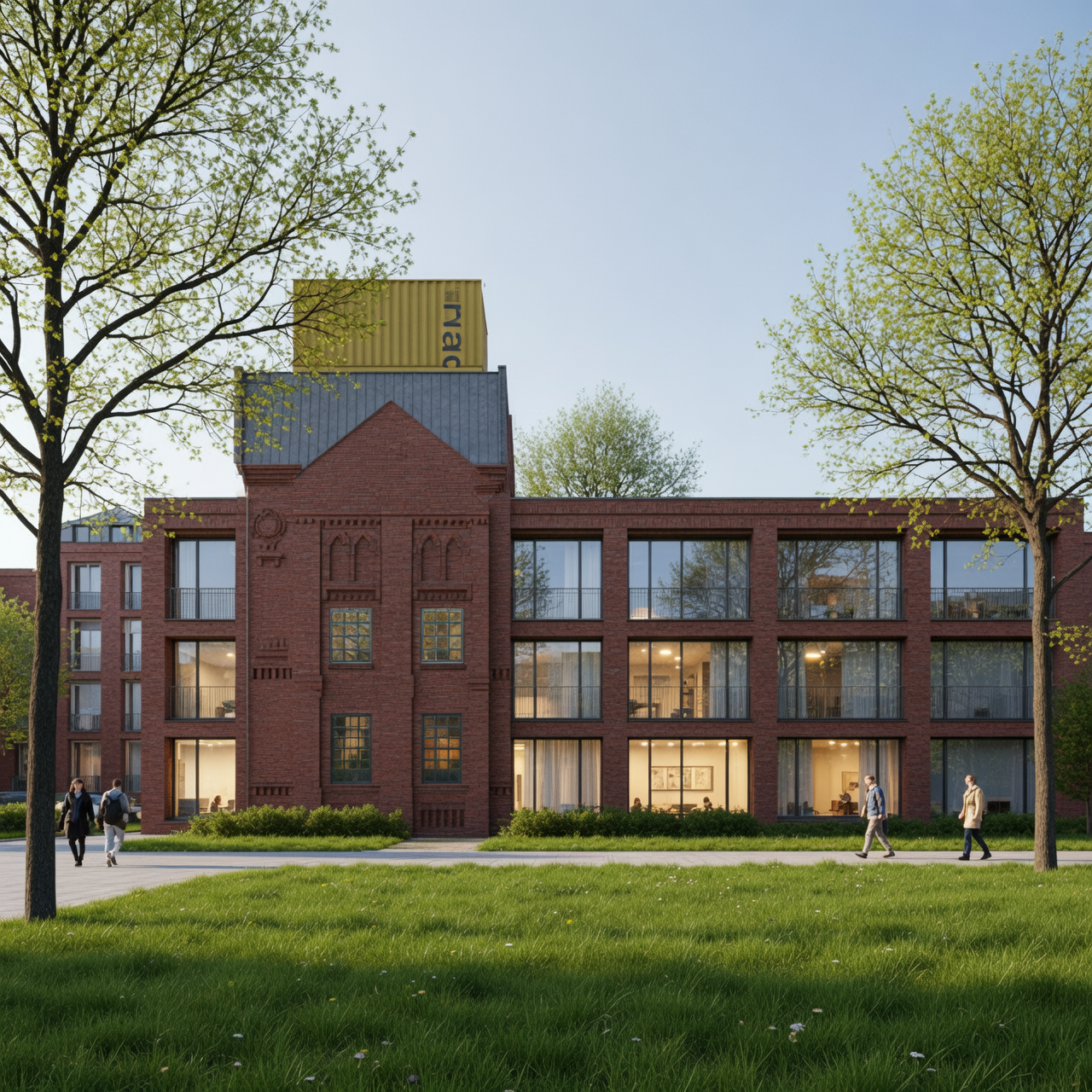 Реконструкция мельниц купца «Башкирова», визуализация