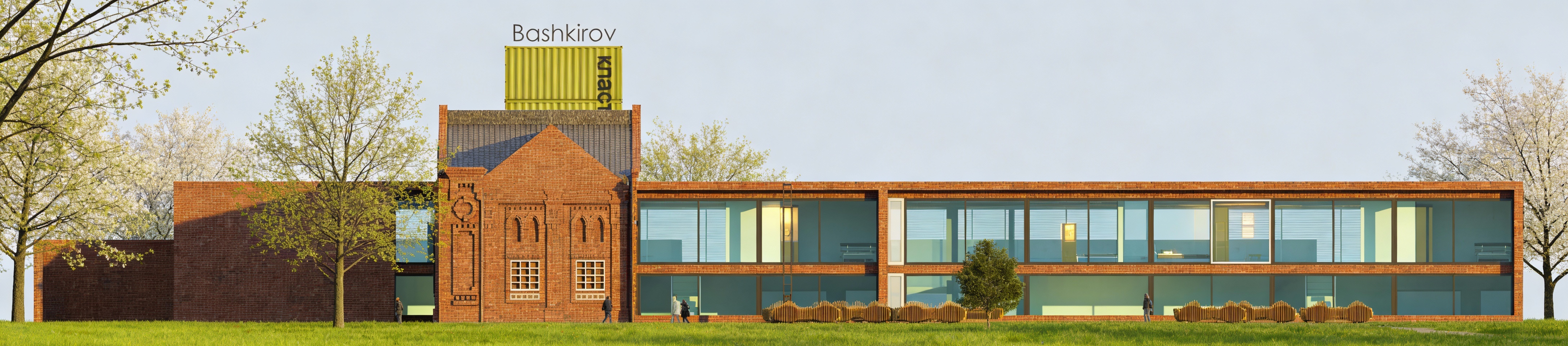 Реконструкция мельниц купца «Башкирова», визуализация