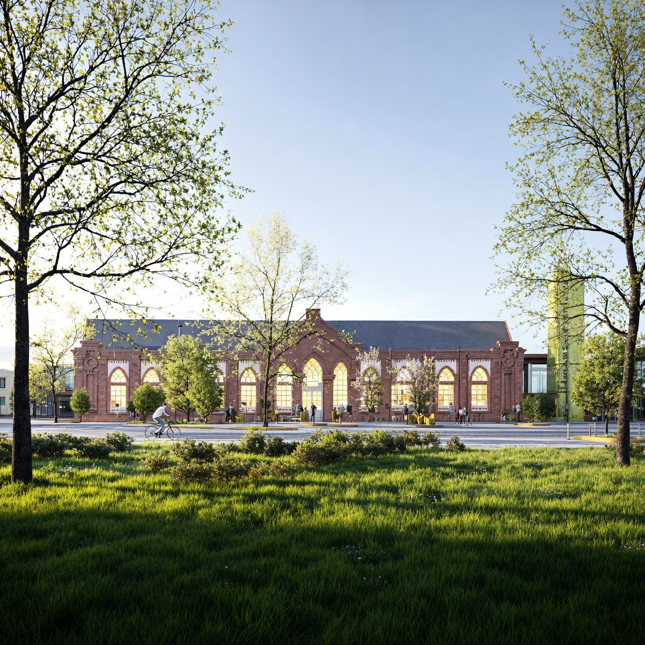 Реконструкция мельниц купца «Башкирова», общий вид