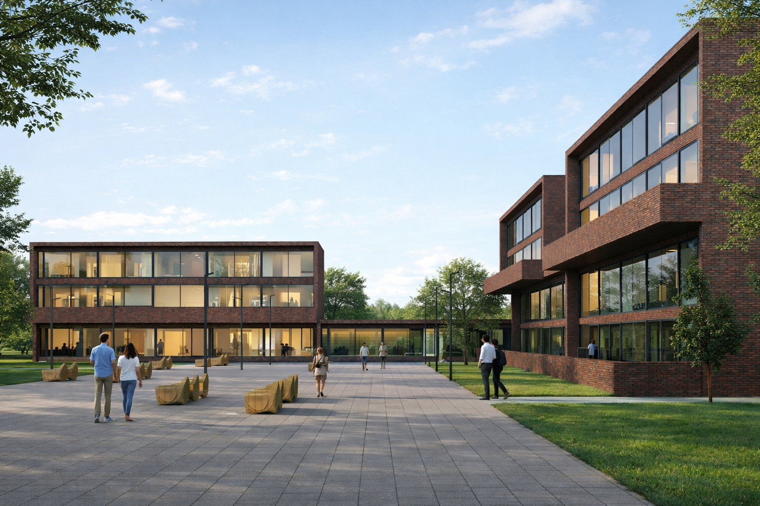 Гостиничный комплекс, визуализация