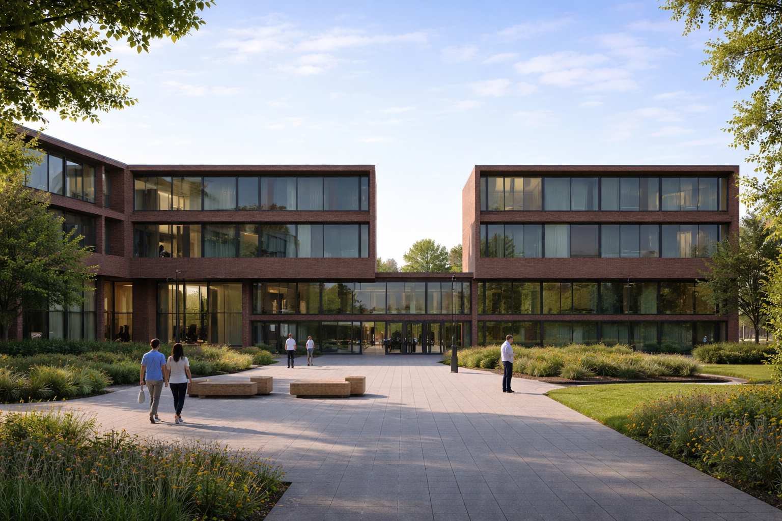 Гостиничный комплекс, визуализация