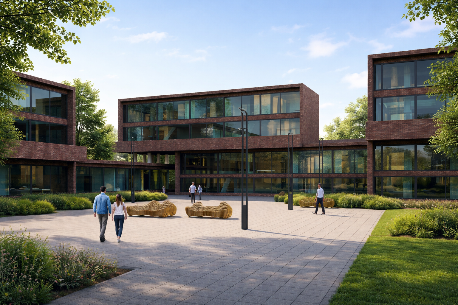 Гостиничный комплекс, визуализация